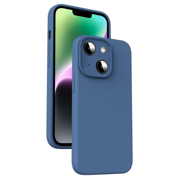 Custodia per telefono antiurto in silicone liquido in microfibra, For iPhone 15 Pro, For iPhone 15 Plus, For iPhone 15, For iPhone 14 Plus