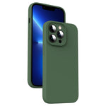 Custodia per telefono antiurto in silicone liquido in microfibra, For iPhone 13 Pro, For iPhone 13, For iPhone 12, For iPhone 12 Pro Max