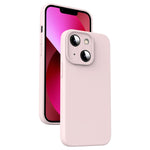 Custodia per telefono antiurto in silicone liquido in microfibra, For iPhone 13 Pro, For iPhone 13, For iPhone 12, For iPhone 12 Pro Max