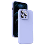 Custodia per telefono antiurto in silicone liquido in microfibra, For iPhone 13 Pro, For iPhone 13, For iPhone 12, For iPhone 12 Pro Max