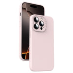 Custodia per telefono antiurto in silicone liquido in microfibra, For iPhone 16 Pro, For iPhone 16 Plus, For iPhone 16, For iPhone 15 Pro Max