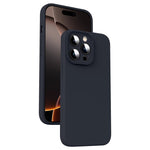 Custodia per telefono antiurto in silicone liquido in microfibra, For iPhone 16 Pro, For iPhone 16 Plus, For iPhone 16, For iPhone 15 Pro Max