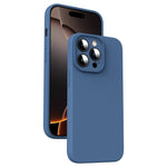 Custodia per telefono antiurto in silicone liquido in microfibra, For iPhone 16 Pro, For iPhone 16 Plus, For iPhone 16, For iPhone 15 Pro Max