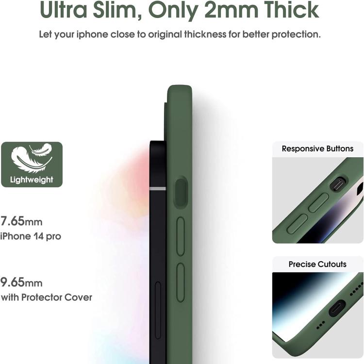 Custodia per telefono antiurto in silicone liquido in microfibra, For iPhone 17 Pro Max, For iPhone 17 Pro, For iPhone 17, For iPhone 16 Pro Max