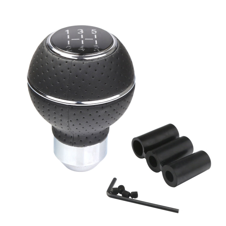 Pomello cambio manuale universale 5 velocità in pelle