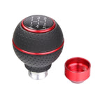 Pomello cambio manuale universale 5 velocità in pelle