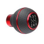 Pomello cambio manuale universale 5 velocità in pelle