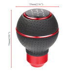 Pomello cambio manuale universale 5 velocità in pelle