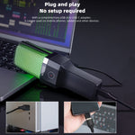 Microfono da tavolo Yanmai X1R con luce RGB USB