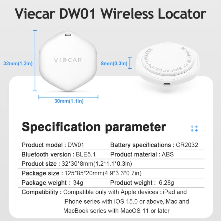 Localizzatore wireless anti-smarrimento chiavi auto compatibile A