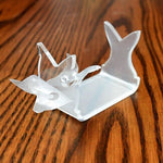 Set 4 espositori acrilici per esche da pesca 12.5x8.5cm
