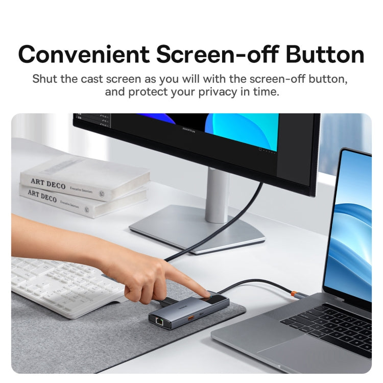 Docking station Baseus Metal Gleam Serie II 6 in 1 USB-C