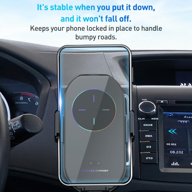 Supporto auto con ricarica wireless a induzione A7s