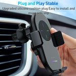 Supporto auto con ricarica wireless a induzione A7s