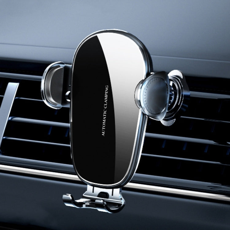 Supporto auto con ricarica wireless e bloccaggio meccanico