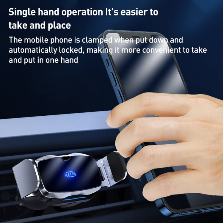 Supporto auto con ricarica wireless a induzione D7