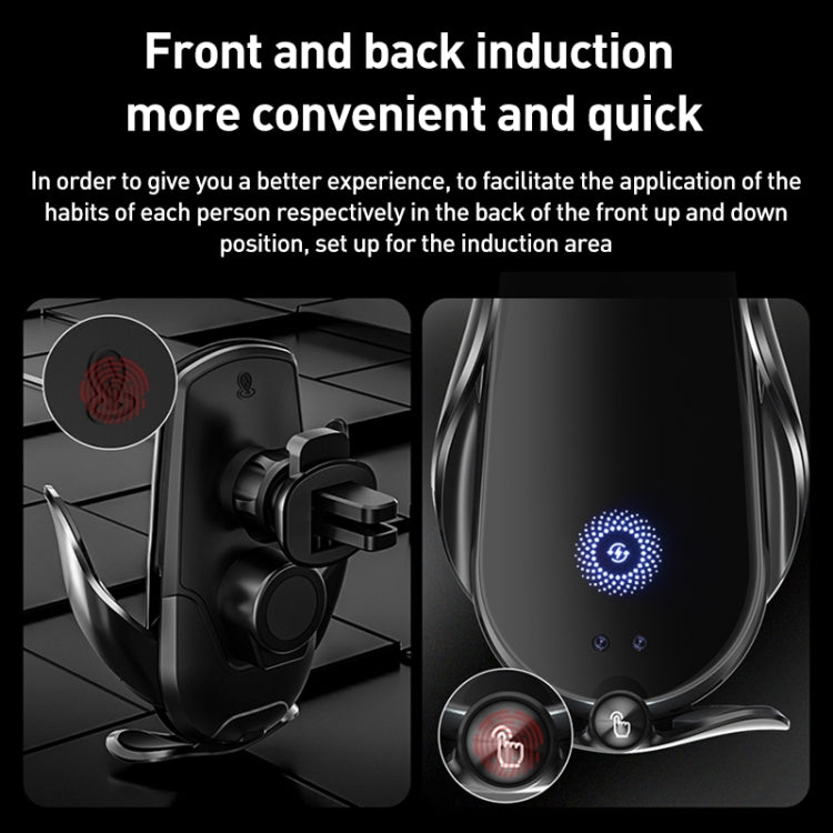 Supporto auto wireless con ricarica rapida per smartphone