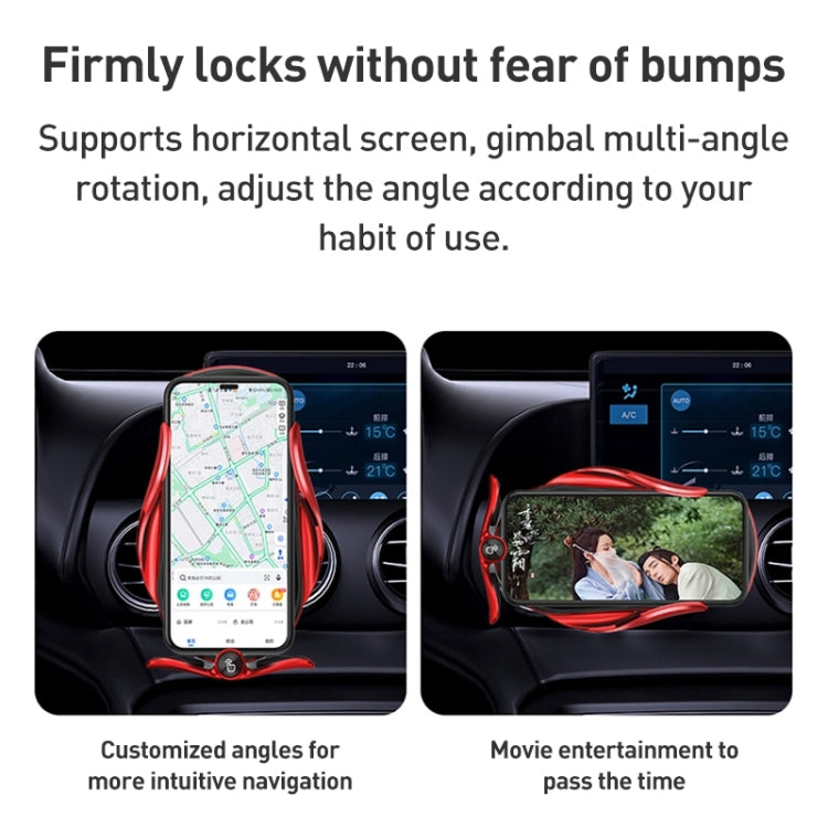 Supporto auto wireless con ricarica rapida per smartphone