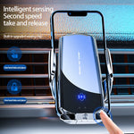 Supporto auto wireless a induzione Q88 per smartphone 4-6,5"