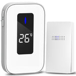 Cercapersone wireless con display digitale temperatura e volume