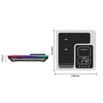 Supporto da tavolo pieghevole con caricabatterie wireless 15W