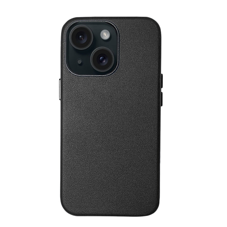 Custodia in PU con grana di agnello per iPhone 15