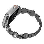 Cinturino per orologio in metallo con diamanti zucca, For Apple Watch Series 5 44mm, For Apple Watch Series 5 40mm, For Apple Watch Series 4 44mm, For Apple Watch Series 4 40mm