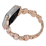Cinturino per orologio in metallo con diamanti zucca, For Apple Watch 42mm, For Apple Watch 38mm