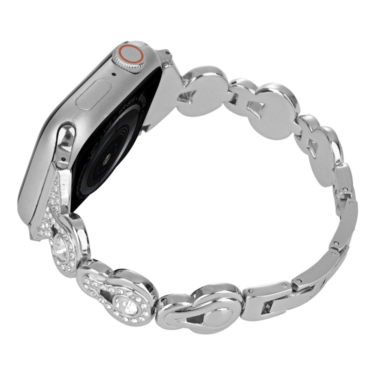 Cinturino per orologio in metallo con diamanti zucca, For Apple Watch 42mm, For Apple Watch 38mm