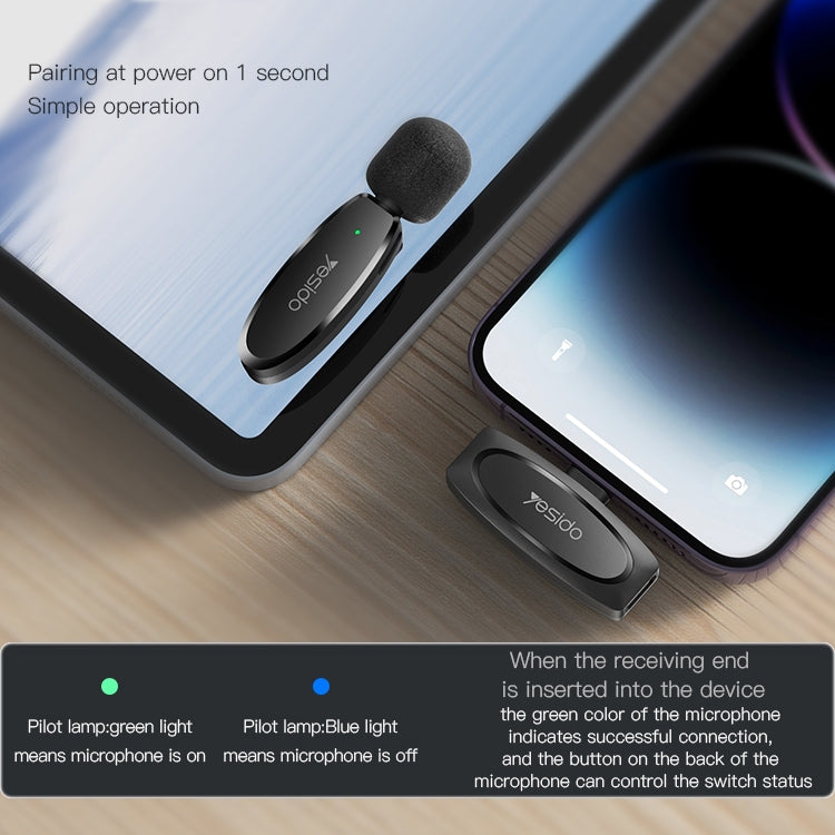 Microfono lavalier wireless KR12 con ricevitore 8 pin