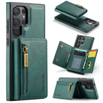Custodia portafoglio in pelle staccabile per Samsung Galaxy S24