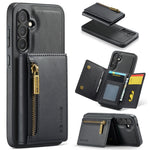 Custodia portafoglio in pelle staccabile per Samsung Galaxy S24