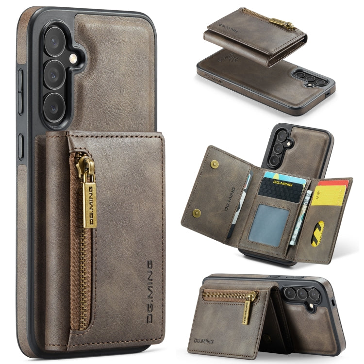 Custodia portafoglio in pelle staccabile per Samsung Galaxy S24