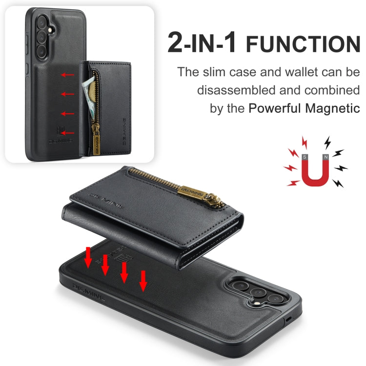 Custodia portafoglio in pelle staccabile per Samsung Galaxy S24