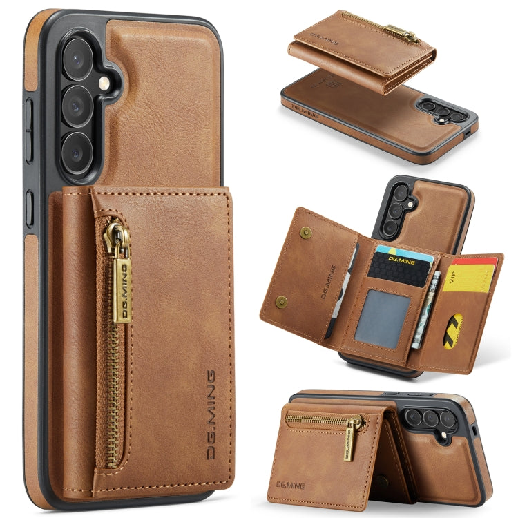 Custodia portafoglio in pelle staccabile per Samsung Galaxy S24