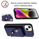 Custodia per telefono con porta carte per organo, For iPhone 15, For iPhone 14 Plus, For iPhone 14, For iPhone 14 Pro