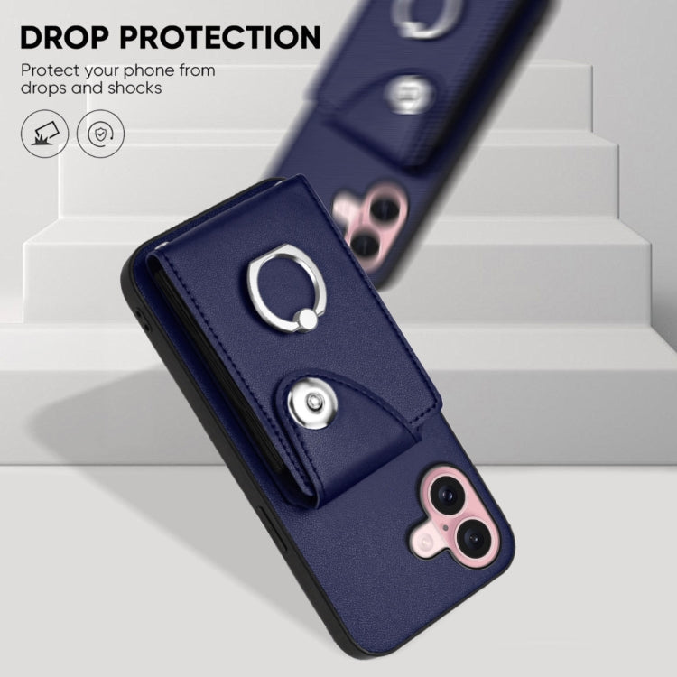 Custodia per telefono con porta carte per organo, For iPhone 16, For iPhone 15 Pro Max, For iPhone 15 Pro, For iPhone 15 Plus