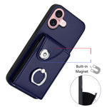 Custodia per telefono con porta carte per organo, For iPhone 16, For iPhone 15 Pro Max, For iPhone 15 Pro, For iPhone 15 Plus