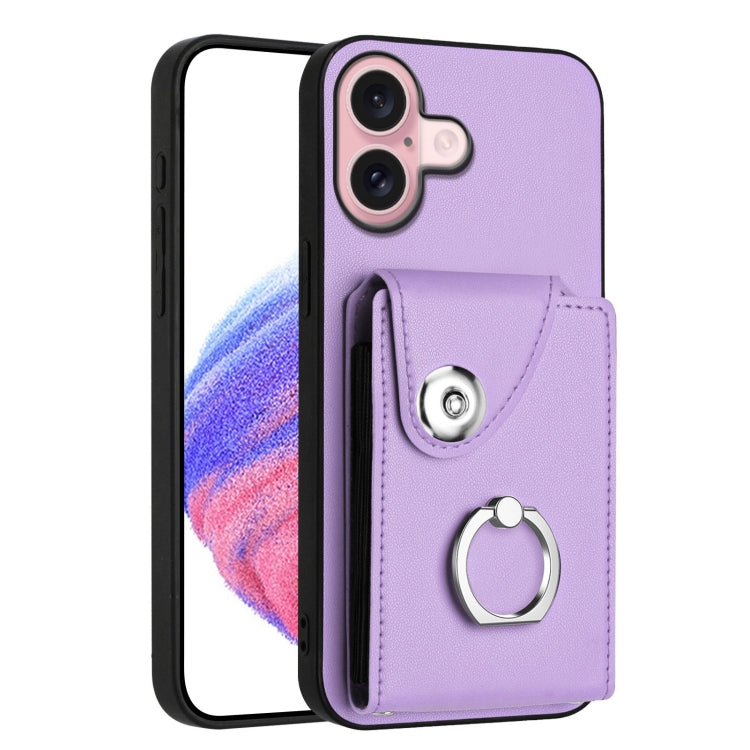 Custodia per telefono con porta carte per organo, For iPhone 16, For iPhone 15 Pro Max, For iPhone 15 Pro, For iPhone 15 Plus