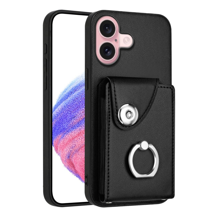 Custodia per telefono con porta carte per organo, For iPhone 16, For iPhone 15 Pro Max, For iPhone 15 Pro, For iPhone 15 Plus