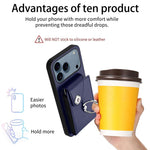 Custodia per telefono con porta carte per organo, For iPhone 17e / 16e, For iPhone 17 Pro Max, For iPhone 17 Pro, For iPhone 17