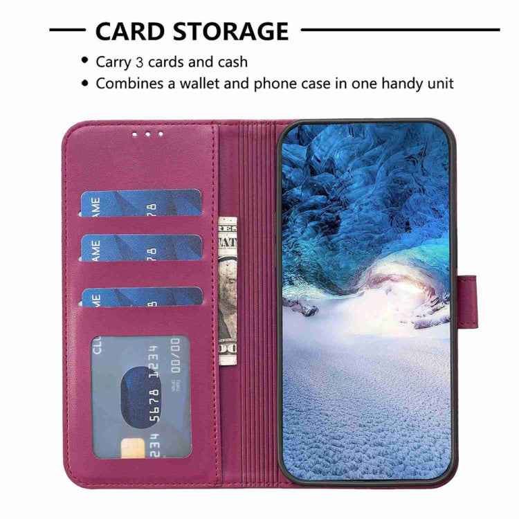 Custodia in pelle goffrata a quattro foglie per Samsung Galaxy S21 FE 5G, A32