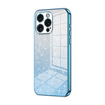 Custodia per telefono elettrolitica in polvere glitterata sfumata, For iPhone 15 Pro Max, For iPhone 15 Pro, For iPhone 15 Plus