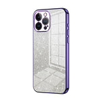 Custodia per telefono elettrolitica in polvere glitterata sfumata, For iPhone 13 Pro Max, For iPhone 13 Pro, For iPhone 13