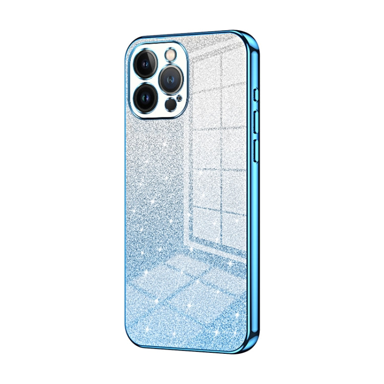 Custodia per telefono elettrolitica in polvere glitterata sfumata, For iPhone 13 Pro Max, For iPhone 13 Pro, For iPhone 13