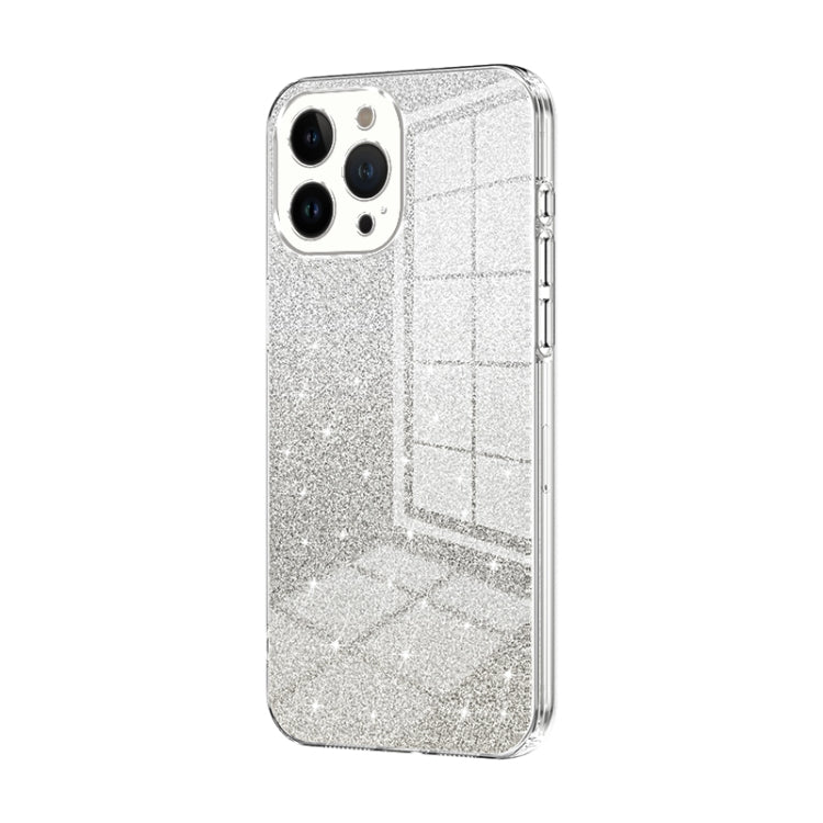 Custodia per telefono elettrolitica in polvere glitterata sfumata, For iPhone 13 Pro Max, For iPhone 13 Pro, For iPhone 13