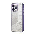 Custodia per telefono elettrolitica in polvere glitterata sfumata, For iPhone 13 Pro Max, For iPhone 13 Pro, For iPhone 13