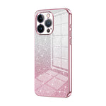 Custodia per telefono elettrolitica in polvere glitterata sfumata, For iPhone 13 Pro Max, For iPhone 13 Pro, For iPhone 13