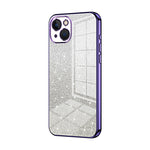 Custodia per telefono elettrolitica in polvere glitterata sfumata, For iPhone 13 Pro Max, For iPhone 13 Pro, For iPhone 13