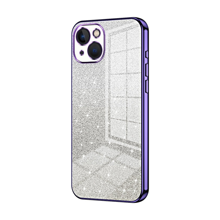 Custodia per telefono elettrolitica in polvere glitterata sfumata, For iPhone 13 Pro Max, For iPhone 13 Pro, For iPhone 13